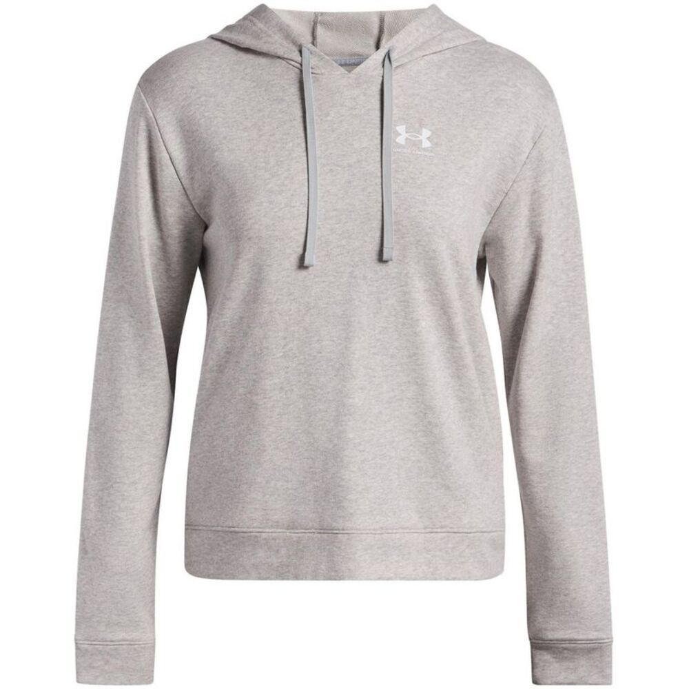 Under Armour Womens/Ladies Rival French Terry Hoodie / Graystone